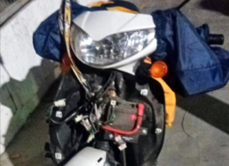 Delincuentes robaron una moto y los atraparon a las pocas cuadras