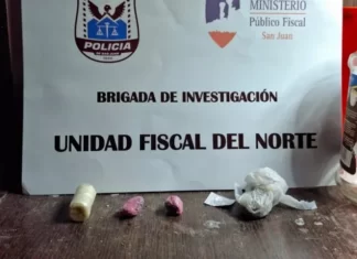 Jáchal: encontraron cocaína rosa y marihuana tras un allanamiento