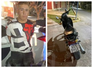 Intentó robar una moto y los vecinos lo impidieron