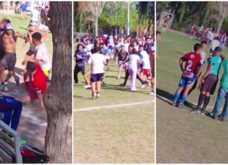 Pocito: batalla campal en un partido de fútbol