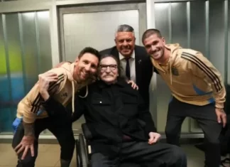Charly García fue a ver el último partido de Messi con la Selección Argentina