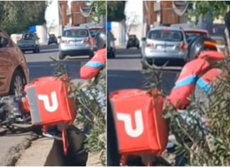 El policía del incidente con el delivery tiene antecedentes por amenazas