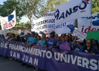 El rector de la UNSJ convocó a la marcha universitaria rechazando el veto al Financiamiento Universitario