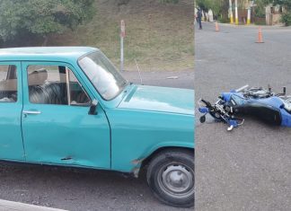 Rawson: un motociclista quedó en grave estado tras chocar en la «esquina negra»