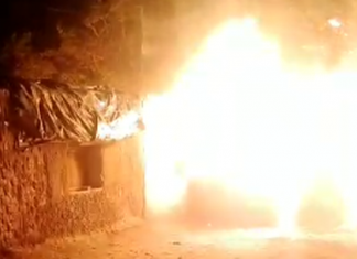 Rivadavia: un terrible incendio destruyó una vivienda