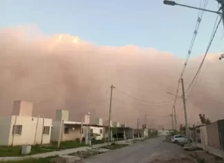 Alerta por viento Zonda fuerte en San Juan