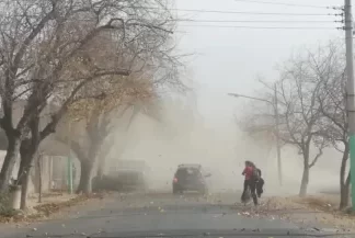 Alerta meteorológica por fuerte viento Zonda