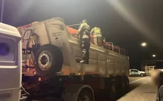 Se detectaron irregularidades en un camión que iba de Valle Fértil a Mendoza