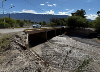 Vecinos de Rivadavia y Zonda reclaman limpieza debajo del Puente Blanco por las crecidas