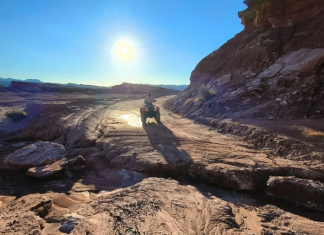 La lluvia provocó daños en el Parque Provincial Ischigualasto