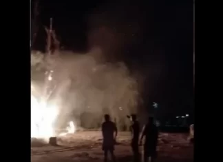 Zonda: un incendio dañó una parroquia y preocupó a los vecinos
