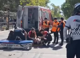 Una mujer fue atropellada en pleno microcentro