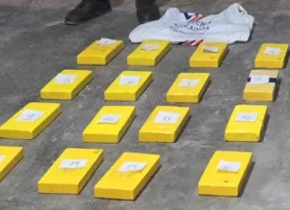 Detectaron 64 kilos de cocaína en un camión que transportaba bananas
