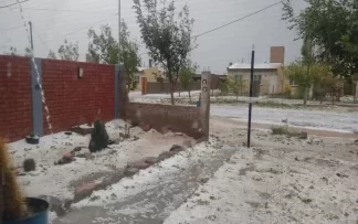 Llovió en gran parte de San Juan y cayó granizo en Iglesia