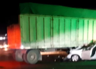 Una familia sanjuanina sufrió un accidente en camino a San Luis