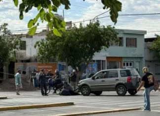 Fuerte choque en una transitada esquina de Capital