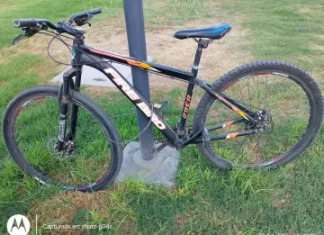 Pocito: una bicicleta lleva un mes abandonada y causa intriga