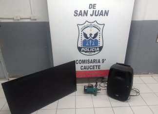 Caucete: recuperaron varios objetos electrónicos robados