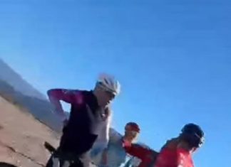 Rivadavia: un reconocido ciclista protagonizó una acalorada discusión con un conductor