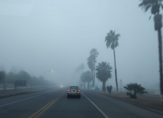 Una densa niebla cubrió al Gran San Juan