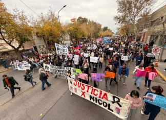 Multitudinaria marcha de «Ni Una Menos» en el centro sanjuanino