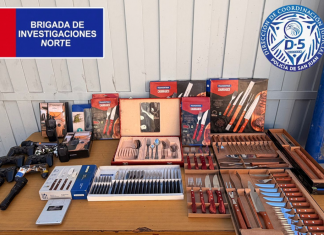Santa Lucía: hallaron un búnker lleno de armas y objetos robados