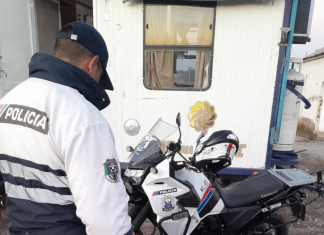 Cochagual, Sarmiento: secuestraron una moto vinculada a un robo en 2024
