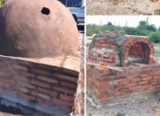 Un intendente sanjuanino fue increpado por inaugurar un horno de barro