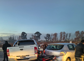 Identificaron a los involucrados en el múltiple choque de Ruta 20