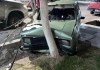 Albardón: un joven en estado de ebriedad chocó su auto contra un árbol