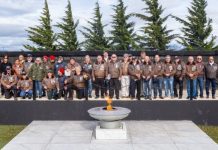 La Selección Argentina regaló una camiseta firmada a Veteranos de Malvinas
