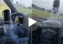 Buenos Aires: denunciaron a un sujeto por beber al volante y filmarse