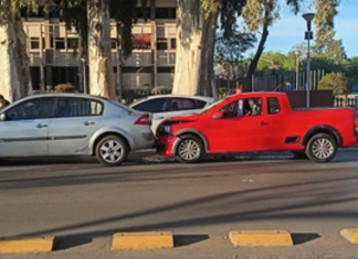 Triple choque en inmediaciones del Parque de Mayo