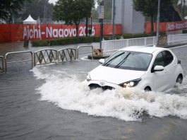Nagoya, Japón: decretaron emergencia por lluvias récord